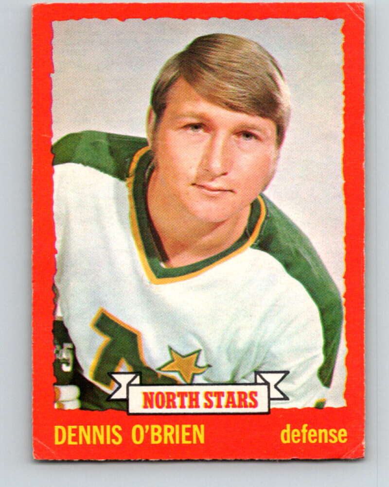 1973-74 O-Pee-Chee #88 Dennis O'Brien RC Rookie Minnesota North Stars V8295