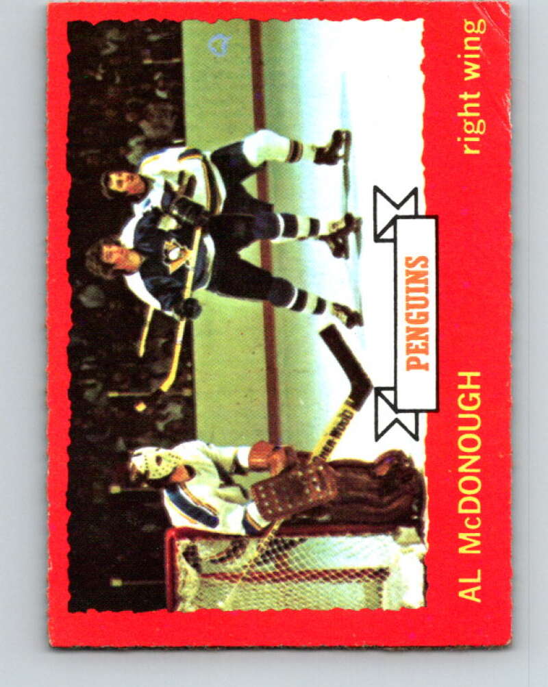 1973-74 O-Pee-Chee #89 Al McDonough Pittsburgh Penguins V8296
