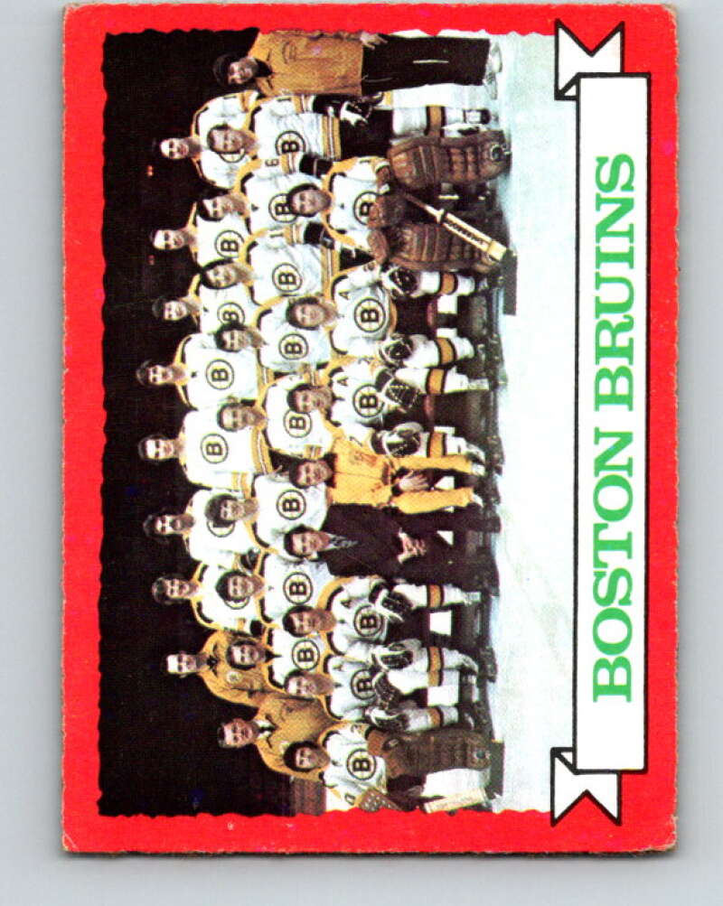 1973-74 O-Pee-Chee #93 Boston Bruins Team Boston Bruins V8309