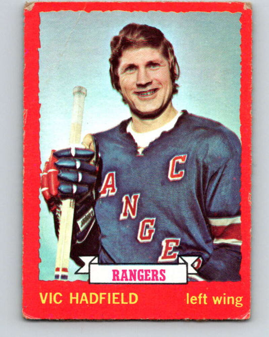1973-74 O-Pee-Chee #108 Vic Hadfield  New York Rangers  V8345