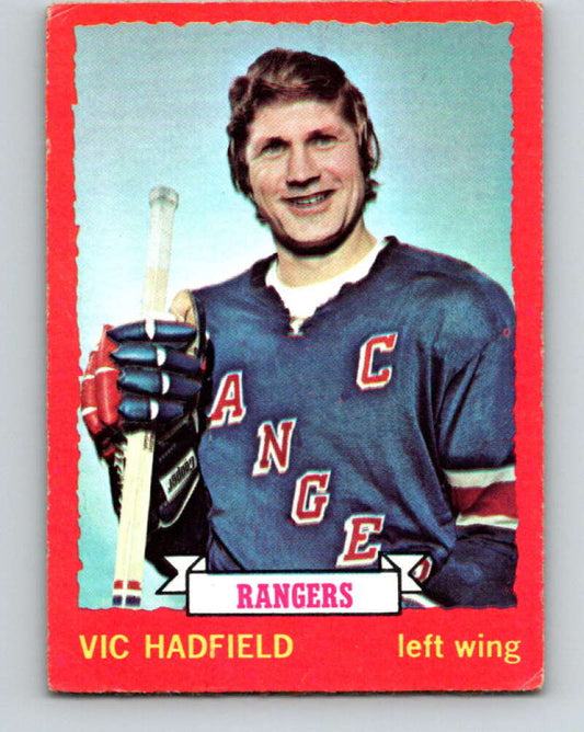 1973-74 O-Pee-Chee #108 Vic Hadfield  New York Rangers  V8346
