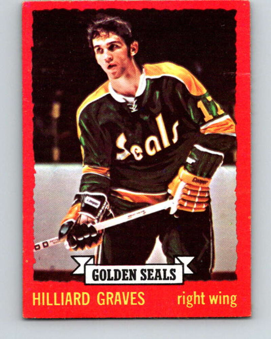 1973-74 O-Pee-Chee #110 Hilliard Graves RC Rookie Seals  V8352