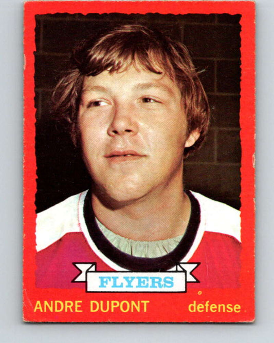 1973-74 O-Pee-Chee #113 Andre Dupont  Philadelphia Flyers  V8366
