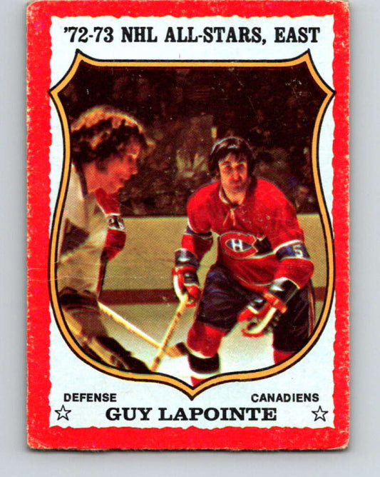 1973-74 O-Pee-Chee #114 Guy Lapointe  Montreal Canadiens  V8368
