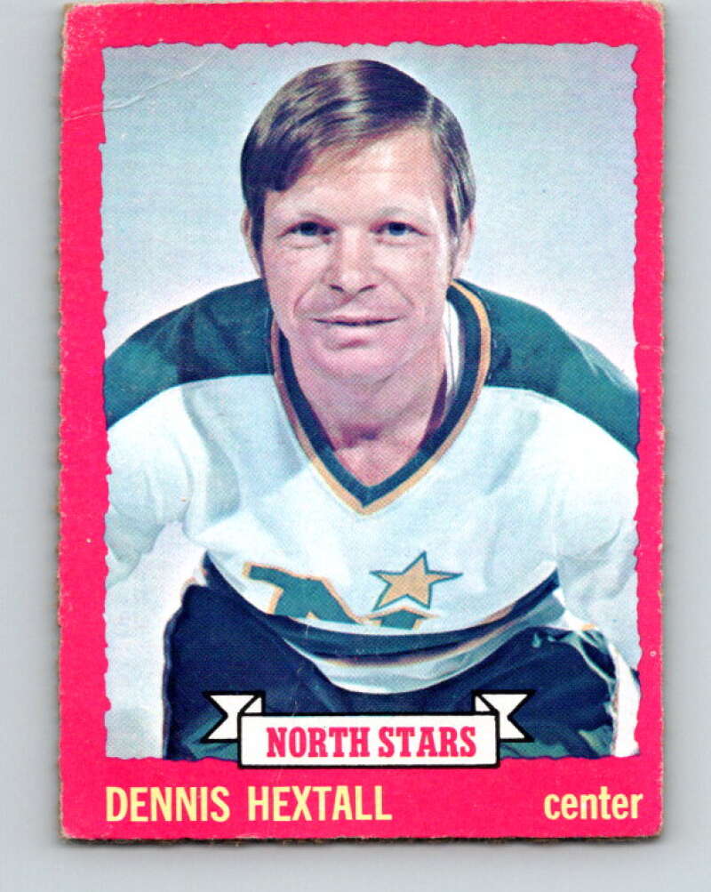 1973-74 O-Pee-Chee #115 Dennis Hextall UER Minnesota North Stars V8369