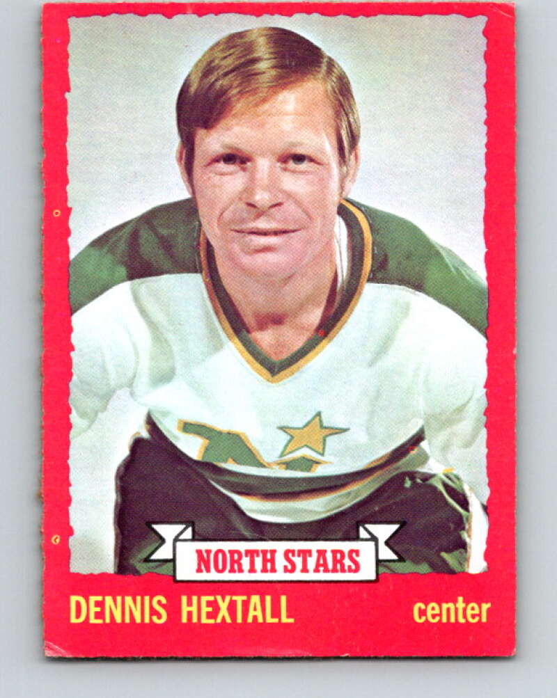 1973-74 O-Pee-Chee #115 Dennis Hextall UER Minnesota North Stars V8371