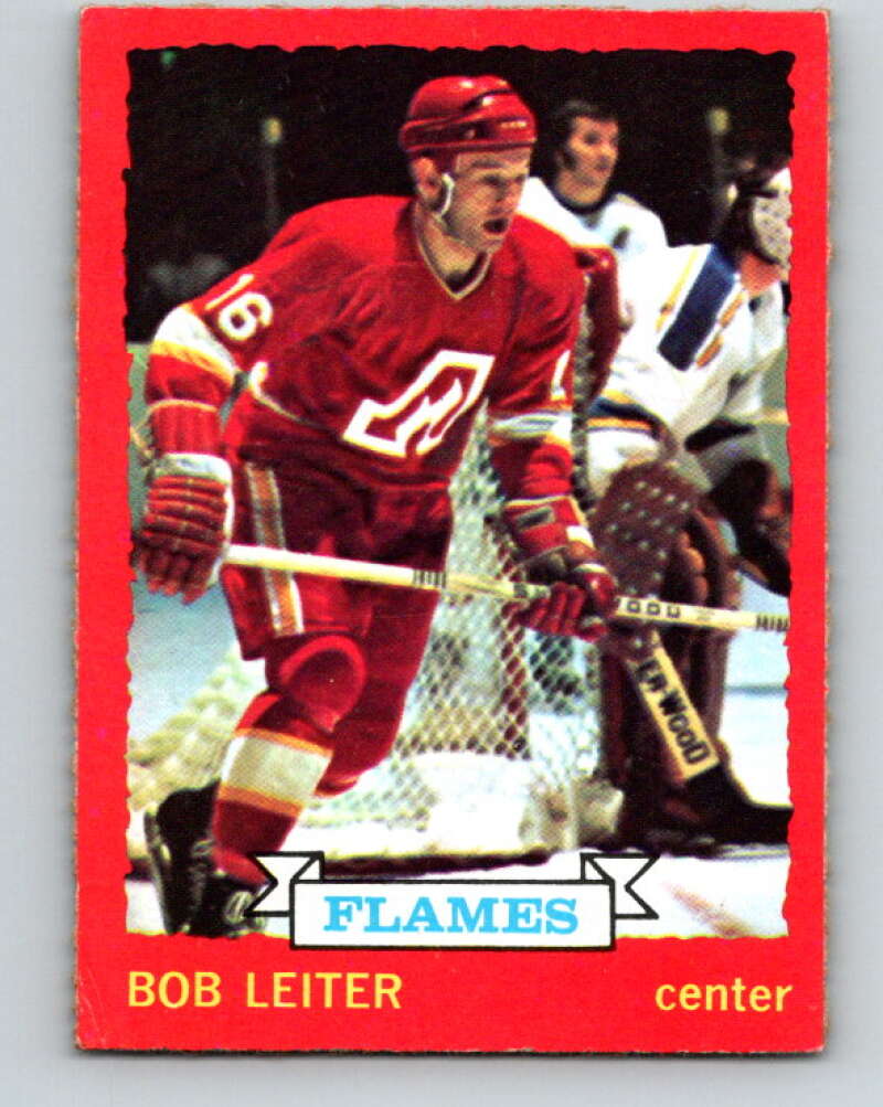 1973-74 O-Pee-Chee #117 Bob Leiter Atlanta Flames V8380
