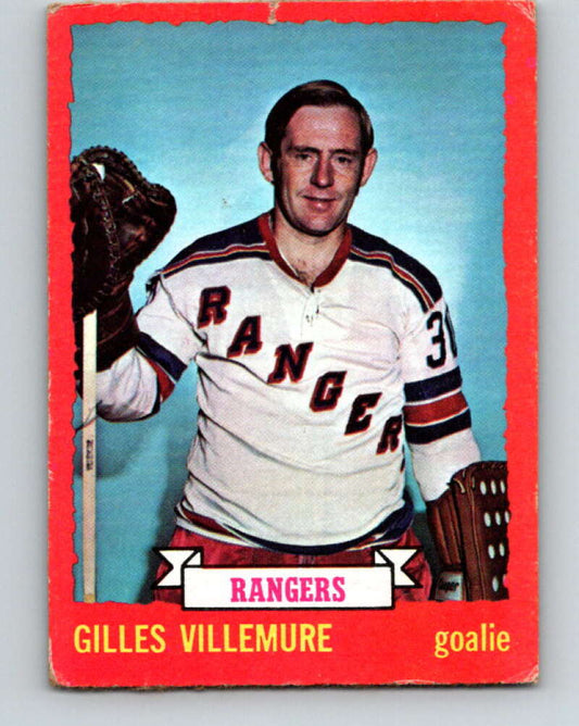 1973-74 O-Pee-Chee #119 Gilles Villemure  New York Rangers  V8384