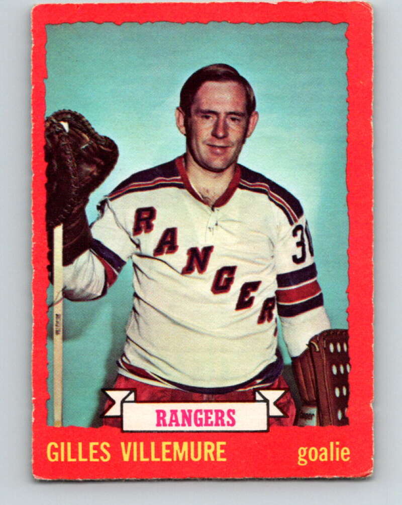 1973-74 O-Pee-Chee #119 Gilles Villemure New York Rangers V8385