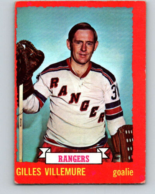 1973-74 O-Pee-Chee #119 Gilles Villemure  New York Rangers  V8386