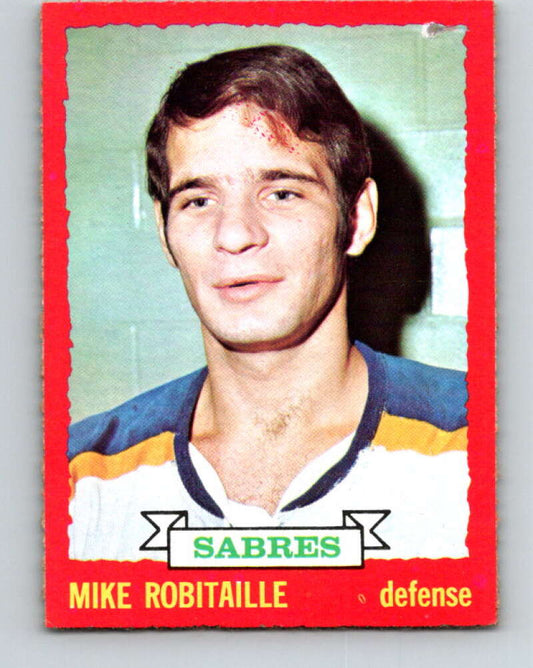 1973-74 O-Pee-Chee #121 Mike Robitaille  Buffalo Sabres  V8393