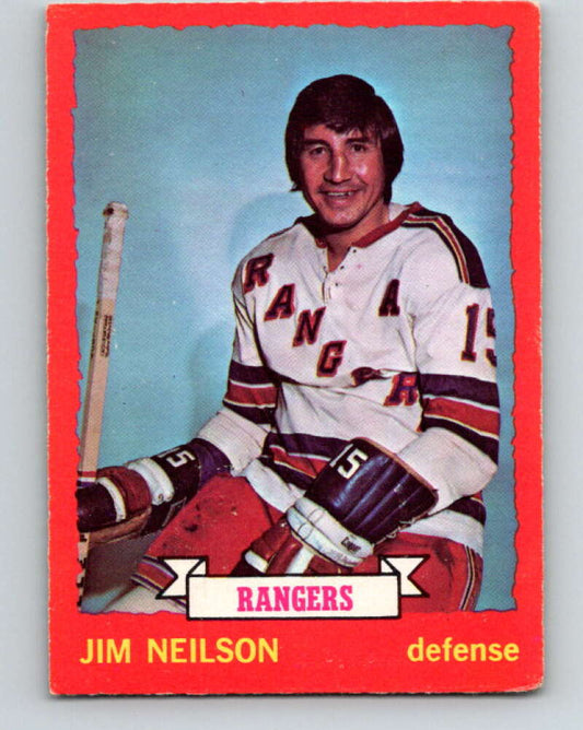 1973-74 O-Pee-Chee #123 Jim Neilson  New York Rangers  V8399