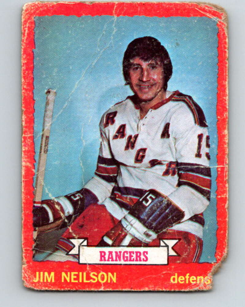 1973-74 O-Pee-Chee #123 Jim Neilson New York Rangers V8400