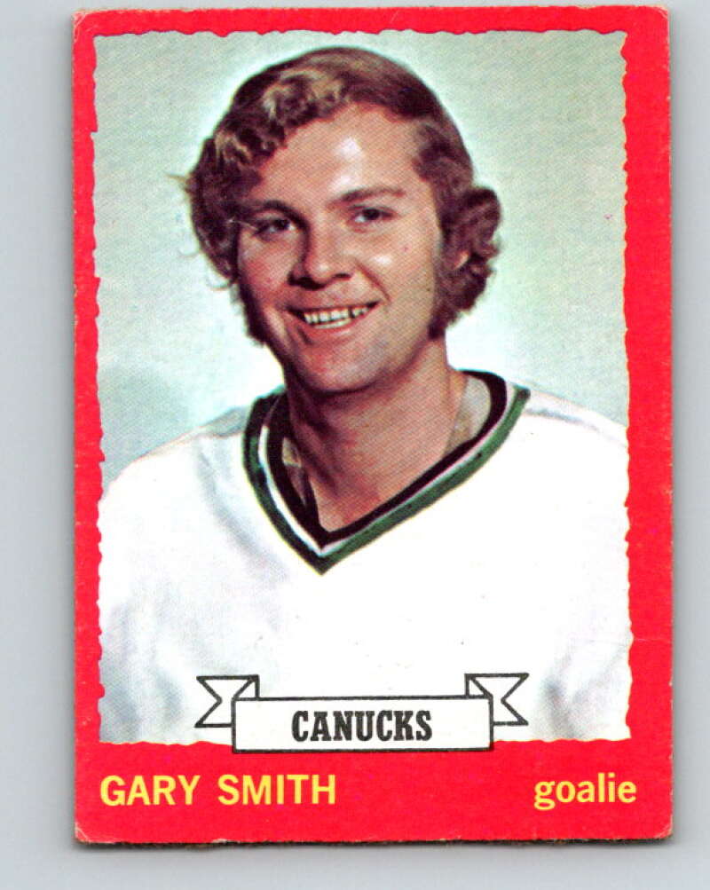1973-74 O-Pee-Chee #126 Gary Smith Vancouver Canucks V8406