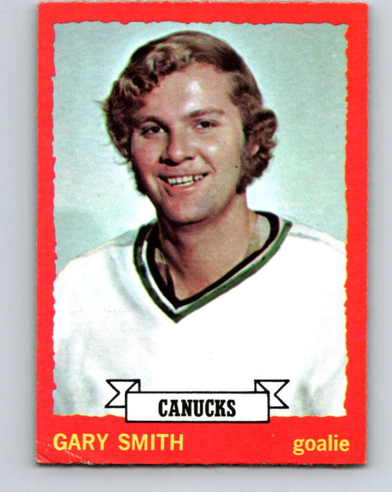 1973-74 O-Pee-Chee #126 Gary Smith Vancouver Canucks V8407