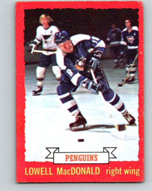 1973-74 O-Pee-Chee #128 Lowell MacDonald  Pittsburgh Penguins  V8410