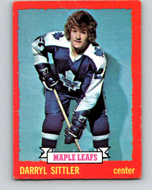 1973-74 O-Pee-Chee #132 Darryl Sittler  Toronto Maple Leafs  V8423
