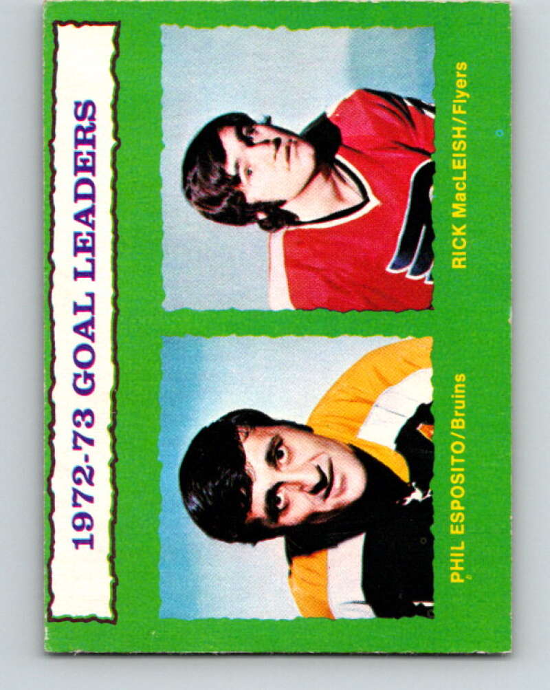 1973-74 O-Pee-Chee #133 Esposito/ MacLeish LL V8424