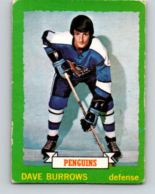 1973-74 O-Pee-Chee #140 Dave Burrows  Pittsburgh Penguins  V8435