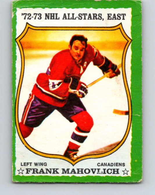 1973-74 O-Pee-Chee #145 Frank Mahovlich  Montreal Canadiens  V8442