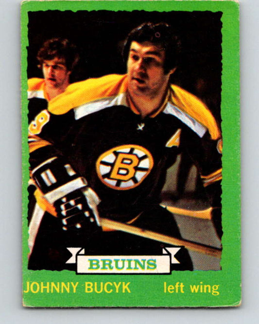 1973-74 O-Pee-Chee #147 Johnny Bucyk  Boston Bruins  V8445