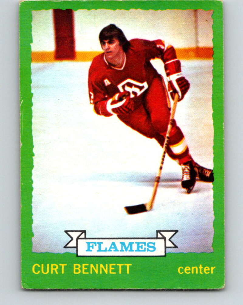 1973-74 O-Pee-Chee #149 Curt Bennett RC Rookie Atlanta Flames V8447