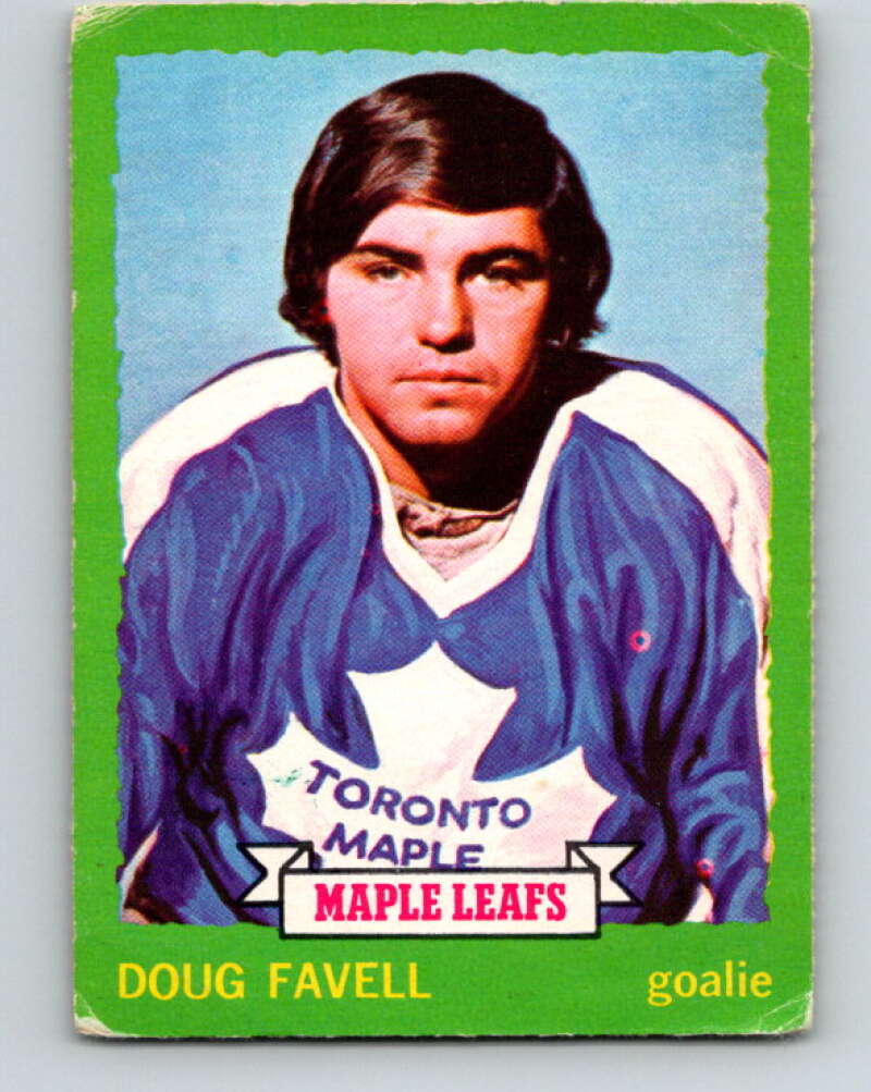 1973-74 O-Pee-Chee #158 Doug Favell Toronto Maple Leafs V8463