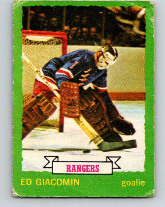 1973-74 O-Pee-Chee #160 Ed Giacomin  New York Rangers  V8468