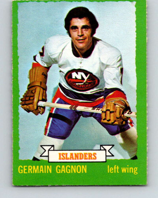 1973-74 O-Pee-Chee #161 Germain Gagnon  New York Islanders  V8469