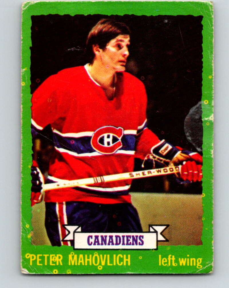 1973-74 O-Pee-Chee #164 Pete Mahovlich Montreal Canadiens V8474
