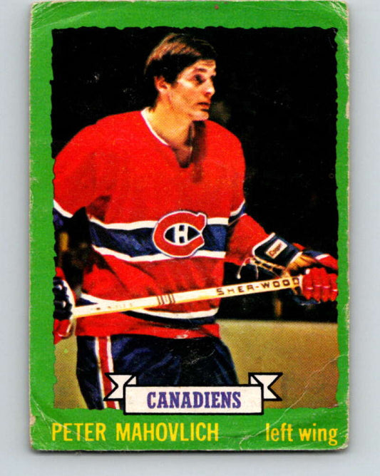 1973-74 O-Pee-Chee #164 Pete Mahovlich  Montreal Canadiens  V8475