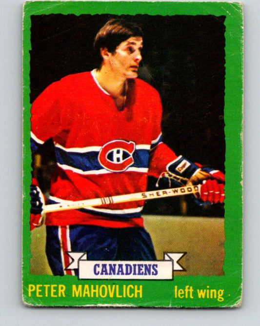 1973-74 O-Pee-Chee #164 Pete Mahovlich  Montreal Canadiens  V8476