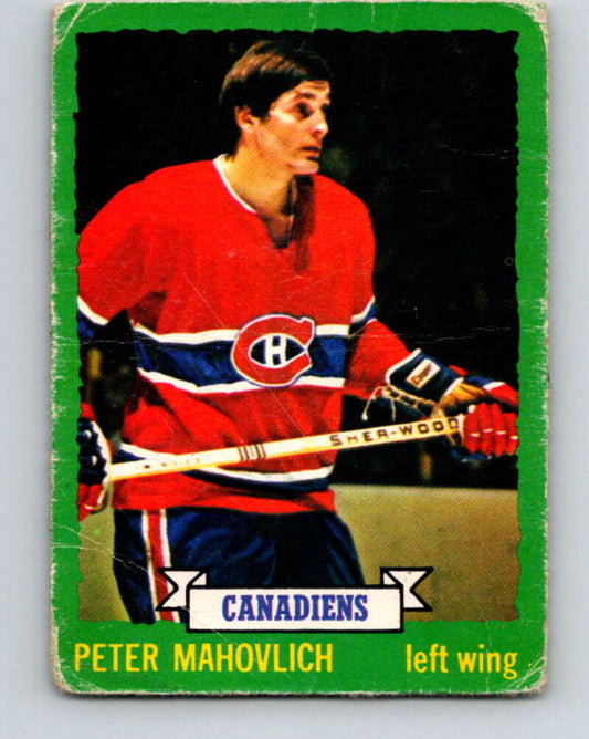 1973-74 O-Pee-Chee #164 Pete Mahovlich  Montreal Canadiens  V8478