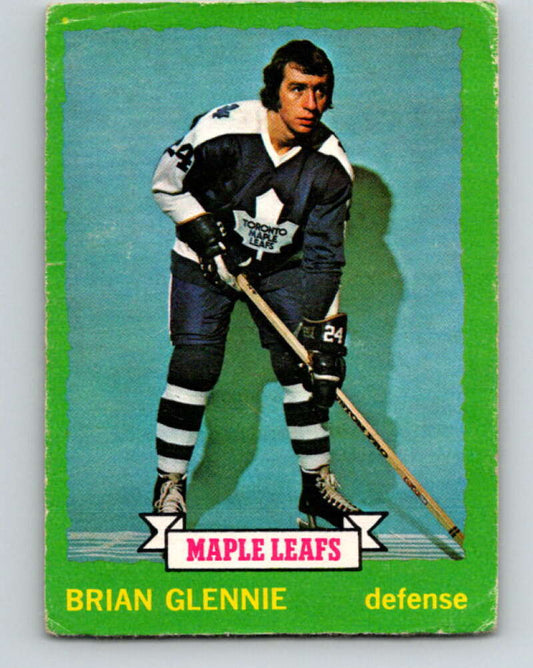 1973-74 O-Pee-Chee #170 Brian Glennie  Toronto Maple Leafs  V8488