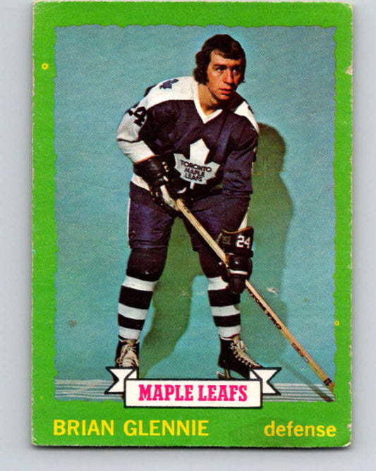 1973-74 O-Pee-Chee #170 Brian Glennie  Toronto Maple Leafs  V8489