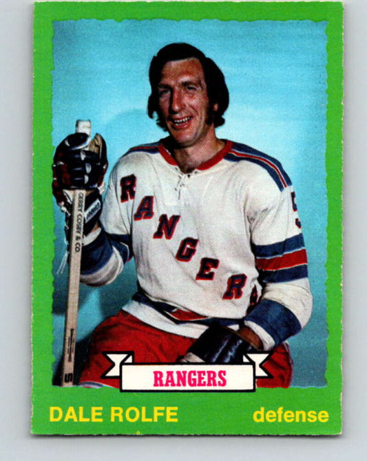 1973-74 O-Pee-Chee #177 Dale Rolfe  New York Rangers  V8498