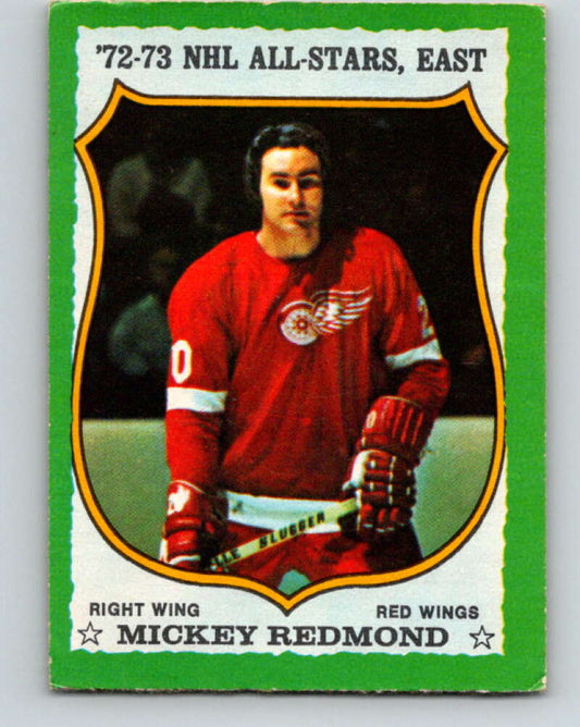1973-74 O-Pee-Chee #180 Mickey Redmond  Detroit Red Wings  V8503