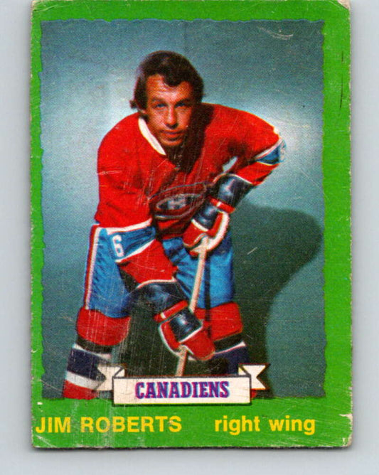 1973-74 O-Pee-Chee #181 Jim Roberts  Montreal Canadiens  V8505