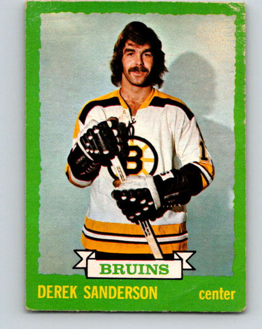 1973-74 O-Pee-Chee #183 Derek Sanderson  Boston Bruins  V8509