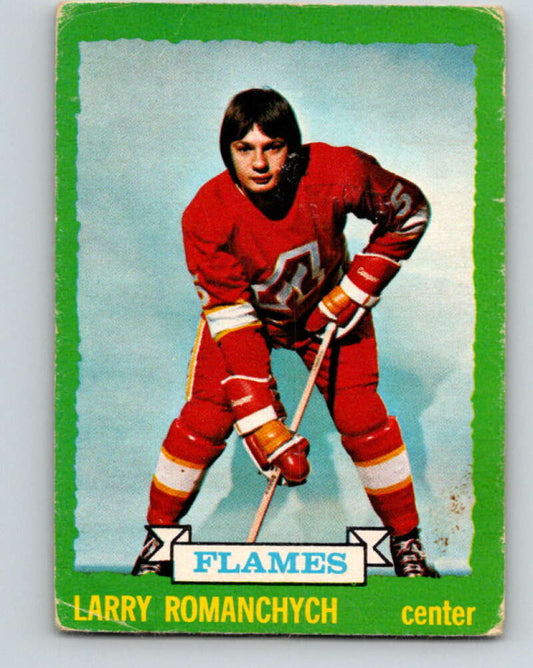 1973-74 O-Pee-Chee #185 Larry Romanchych  RC Rookie Atlanta Flames  V8512