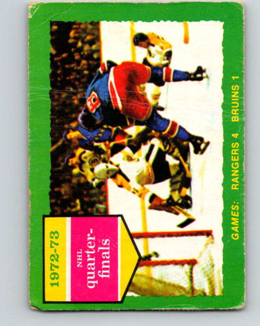 1973-74 O-Pee-Chee #194 Series D  Rangers/Bruins  V8528
