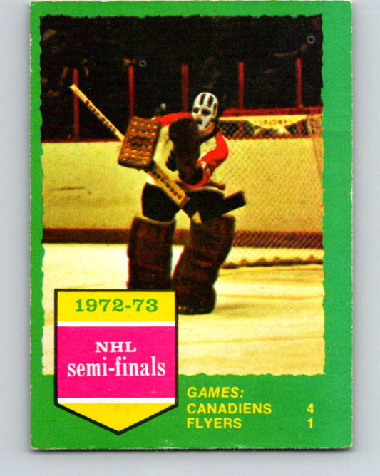 1973-74 O-Pee-Chee #195 Series E  Canadiens/Flyers  V8529