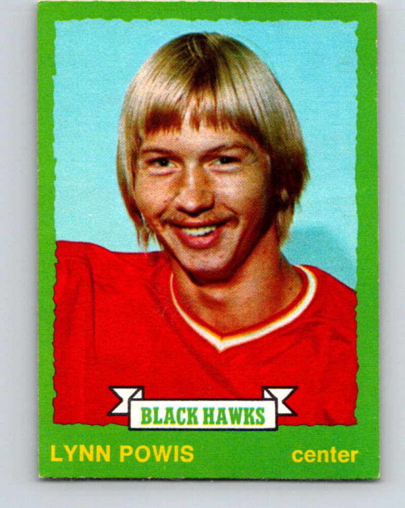 1973-74 O-Pee-Chee #209 Lynn Powis RC Rookie Chicago Blackhawks V8558