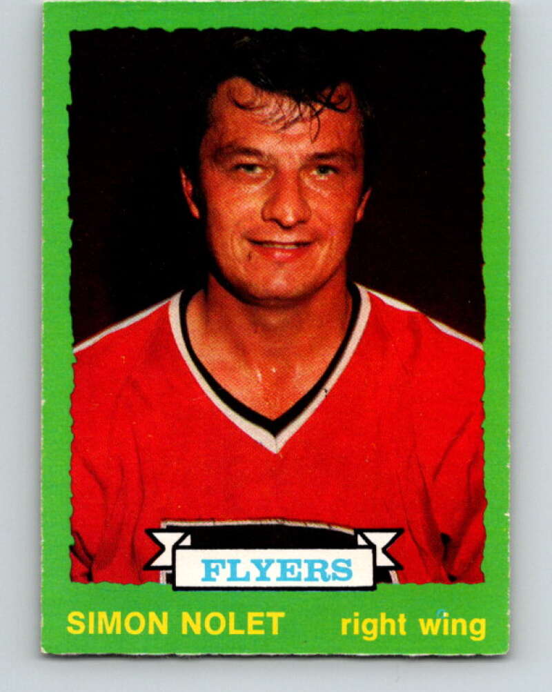 1973-74 O-Pee-Chee #222 Simon Nolet Philadelphia Flyers V8580