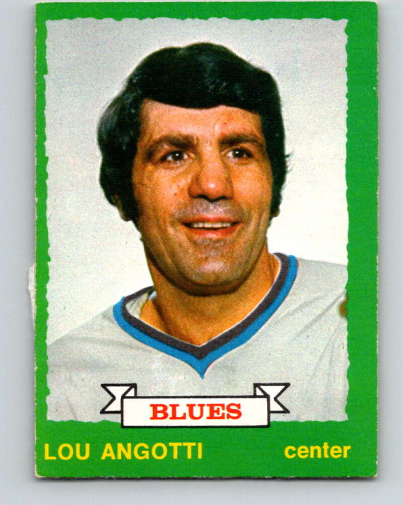 1973-74 O-Pee-Chee #224 Lou Angotti St. Louis Blues V8581