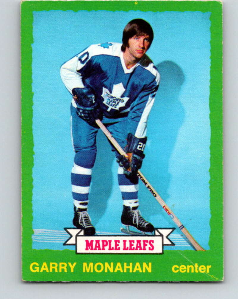 1973-74 O-Pee-Chee #226 Garry Monahan Toronto Maple Leafs V8586