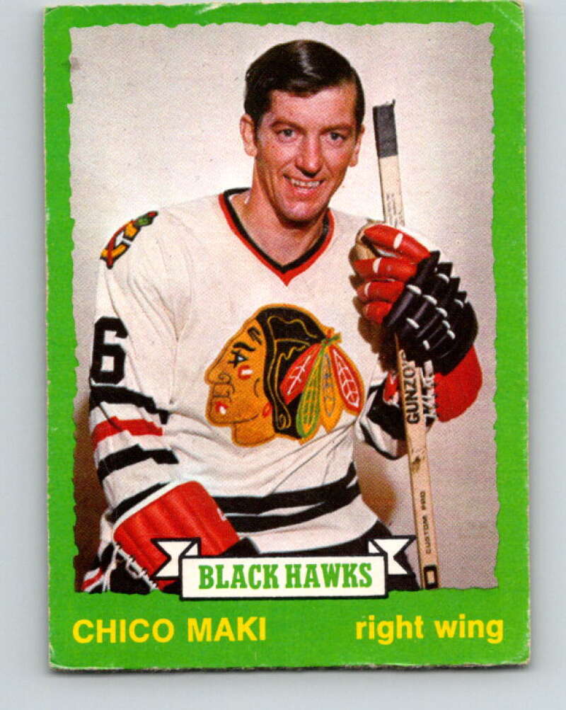 1973-74 O-Pee-Chee #227 Chico Maki Chicago Blackhawks V8590