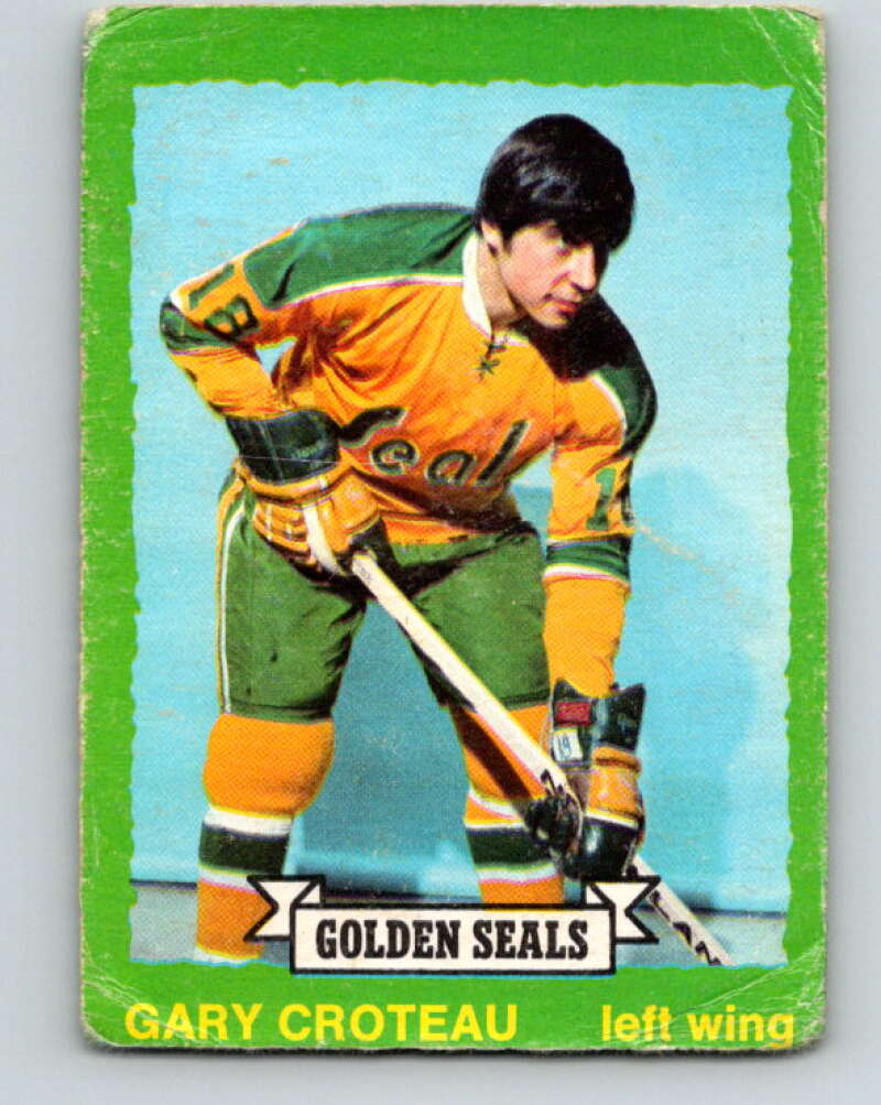1973-74 O-Pee-Chee #228 Gary Croteau California Golden Seals V8591