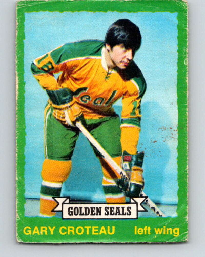 1973-74 O-Pee-Chee #228 Gary Croteau California Golden Seals V8592