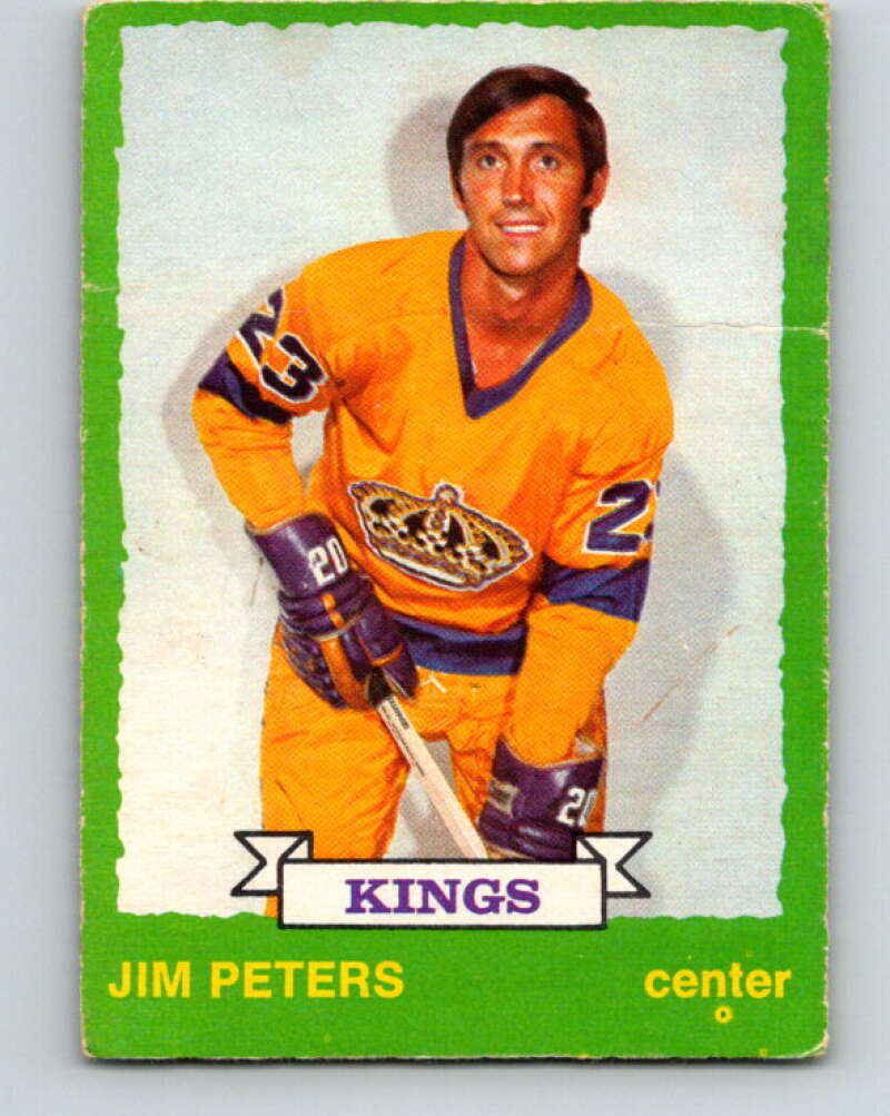 1973-74 O-Pee-Chee #231 Jim Peters Los Angeles Kings V8598